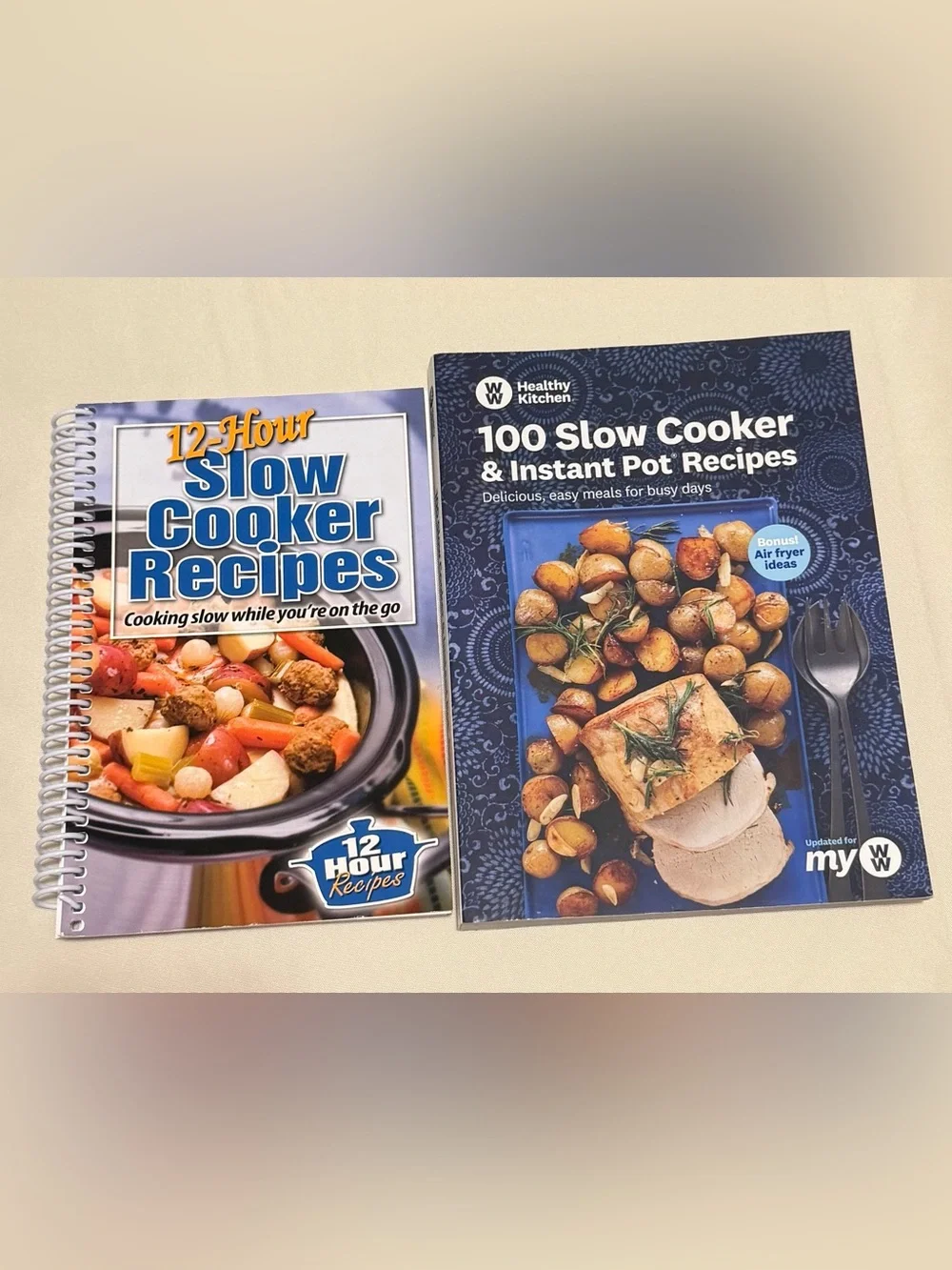 Slow Cooker & Instant Pot Recipe Cookbooks Bundle of 4